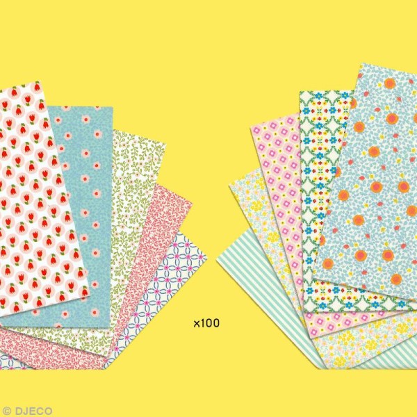 Djeco Petits cadeaux - Origami - 80 feuilles décoratives - Photo n°3