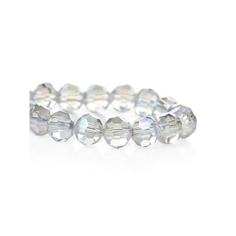 Perles De Verre Teinté Topaz à facettes 6 mm Strang Bicone Crystal-p00785x2