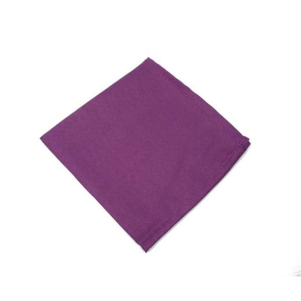 6 Serviettes de table polyester unies violette - Photo n°1