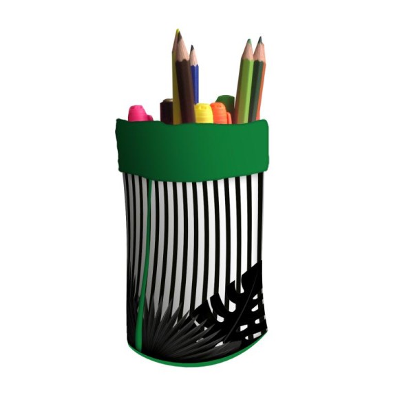 Pot à crayons LE COQ EN PAPIER TROPICO Jungle stripes - Photo n°1