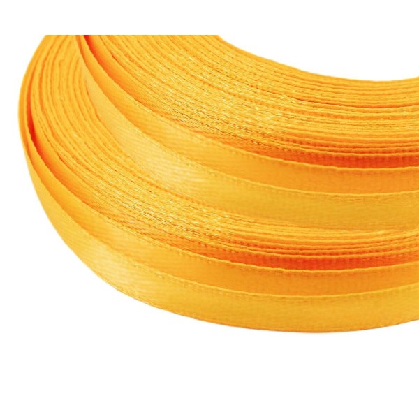 22m de 72,2 ft 24yds Rouleau Jaune soleil Mince Ruban de Satin Tissu artisanaux Décoratifs de Mariag - Photo n°1