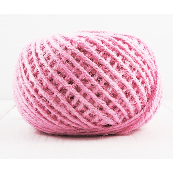 50m 130ft 42yrd Hot Pink Linen Cord Jewelry Making Twisted Beading Thread Rope Wrap Bracelet 2mm.08i - Photo n°2