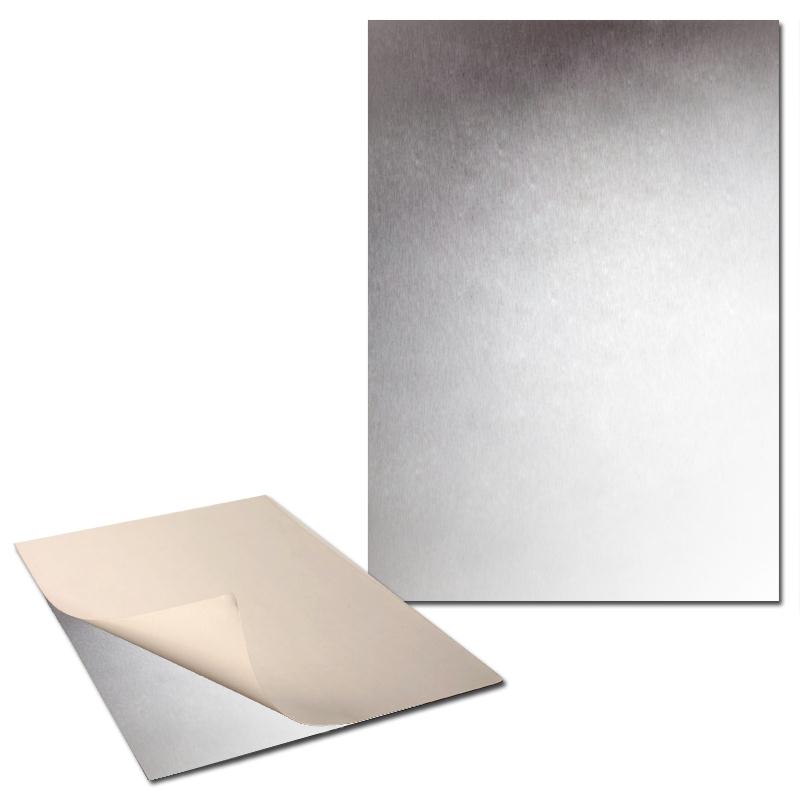 Plaque de métal extra fine adhésive x 2 - Tableaux magnétique - Creavea
