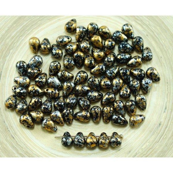 Perles en verre - Goutte - Verre - Argenté - 40pcs - Photo n°1