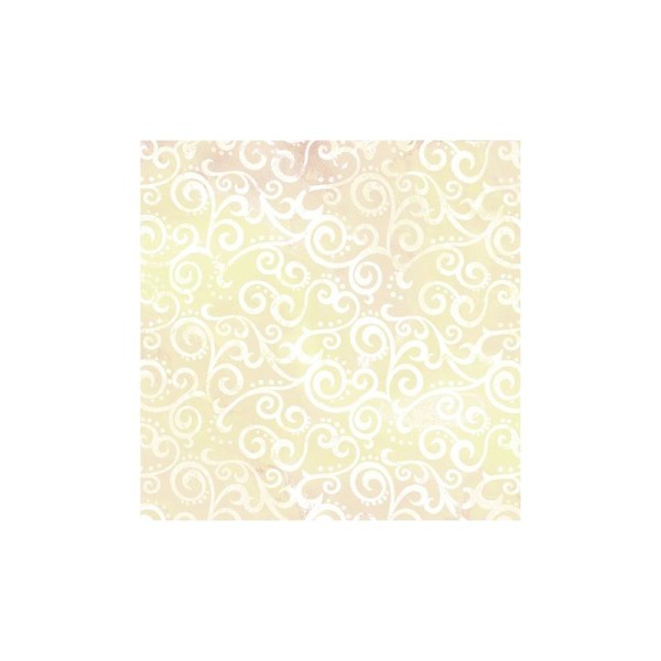 Tissu patchwork faux-uni Arabesque Ecru - Ombre Scroll Dimensions:par 10 cm - Photo n°1