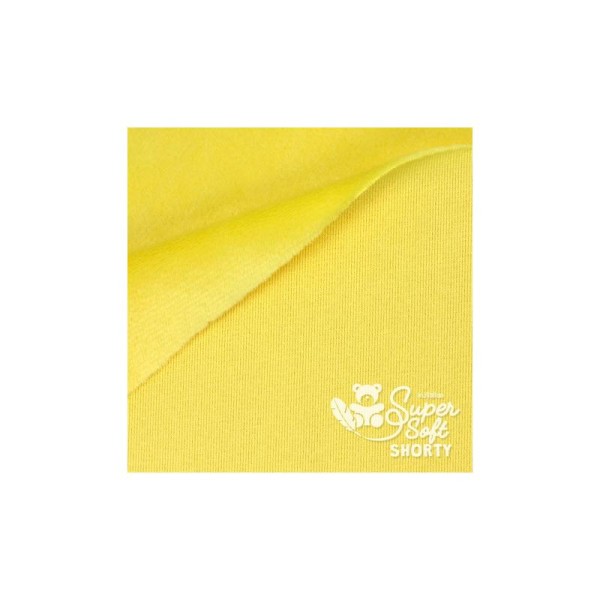 Coupon de tissu Minky pour peluche jaune - Kullaloo - Photo n°3