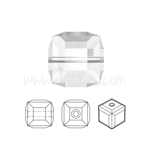 Perles Cube Swarovski Crystal 4Mm - Photo n°1