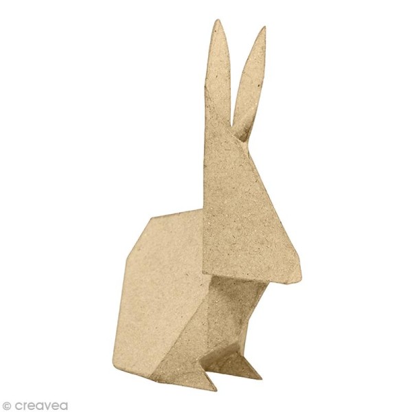 Lapin origami 19 cm à décorer - Photo n°1