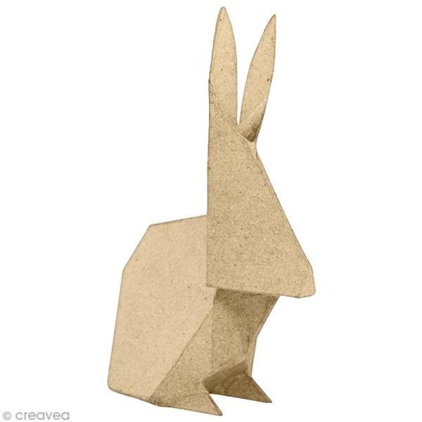 Lapin origami 25 cm à décorer - Photo n°1