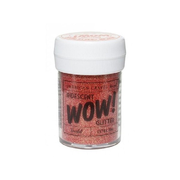 Paillettes glitter WOW 30 ML - iridescent scarlet rouge - Photo n°1