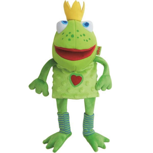 Haba Marionnette À Main Frog King 26 Cm 300490 - Photo n°1