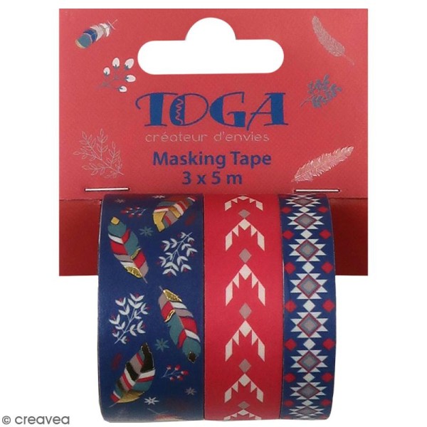 Masking tape Toga - Hygge - 3 pcs - Photo n°1