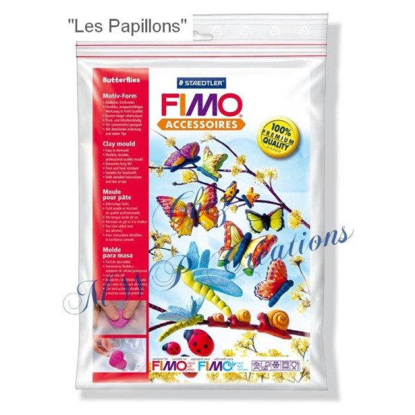 Fimo Accessoires - Moules Pour Pâte Fimo - Papillons - Photo n°1