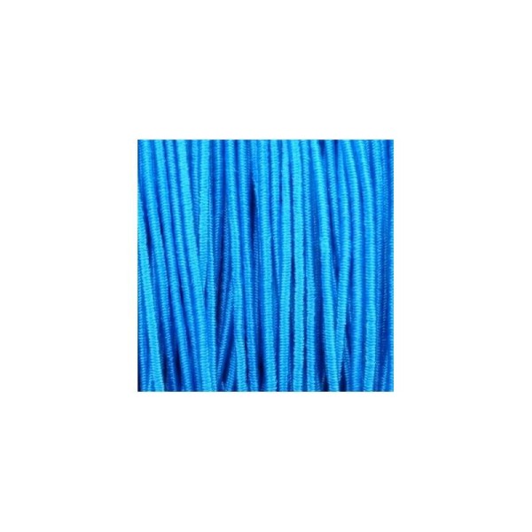 5m De Cordon élastique 1mm De Couleur Bleu Vif - Photo n°1