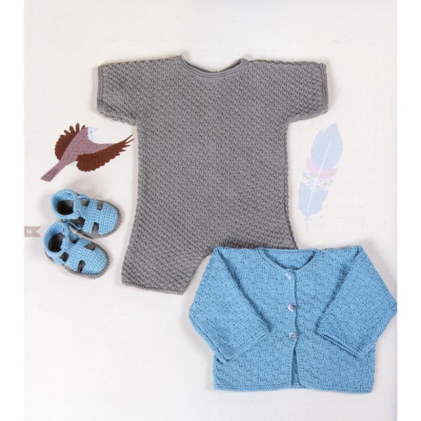 Livre crochet - Crochet et tricot en coton pour bébé - Frédérique Alexandre - Photo n°2