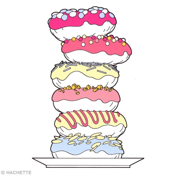 Livre coloriage adulte - 100 cupcakes à colorier - 25 x 36 cm - Photo n°2