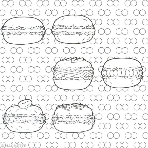 Livre coloriage adulte - 100 cupcakes à colorier - 25 x 36 cm - Photo n°4