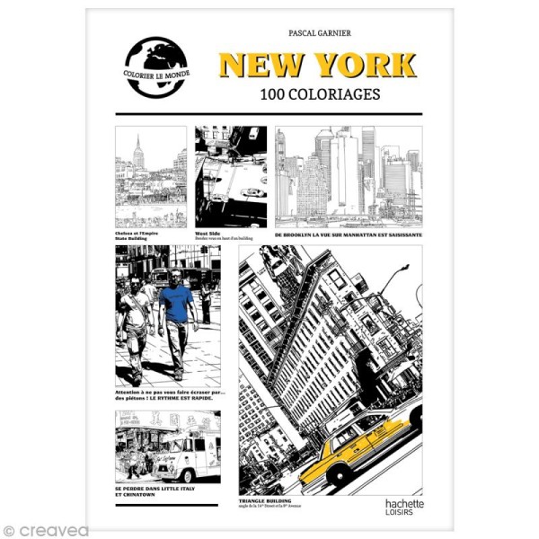 Livre coloriage adulte - New York - 21 x 29 cm - Photo n°1