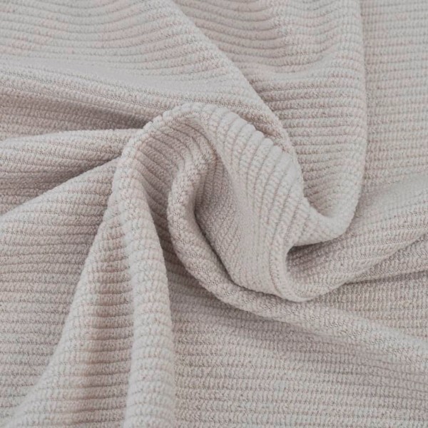 Vidaxl Housse De Canapé Tissu Tricoté En Polyester Extensible Beige - Photo n°2