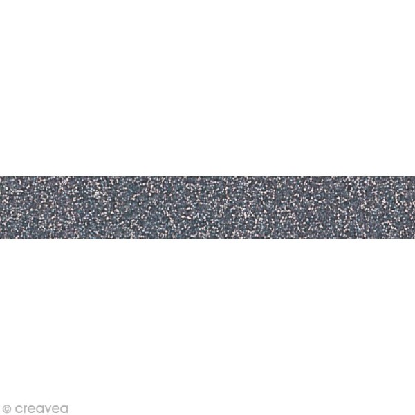 Glitter Tape - Oh Glitter by Toga - Gris anthracite x 2 m - Photo n°1