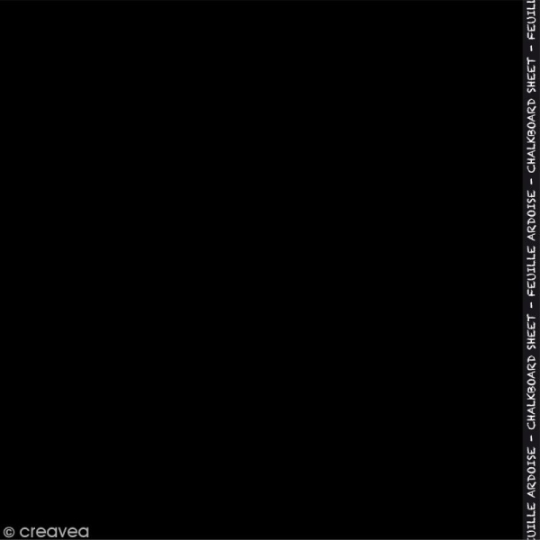 Feuille ardoise noire - 30,5 x 30,5 cm x 1 pc - Photo n°1