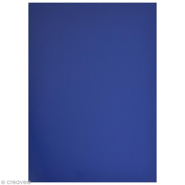 Flex thermocollant plastifié A5 - Bleu marine - Photo n°2