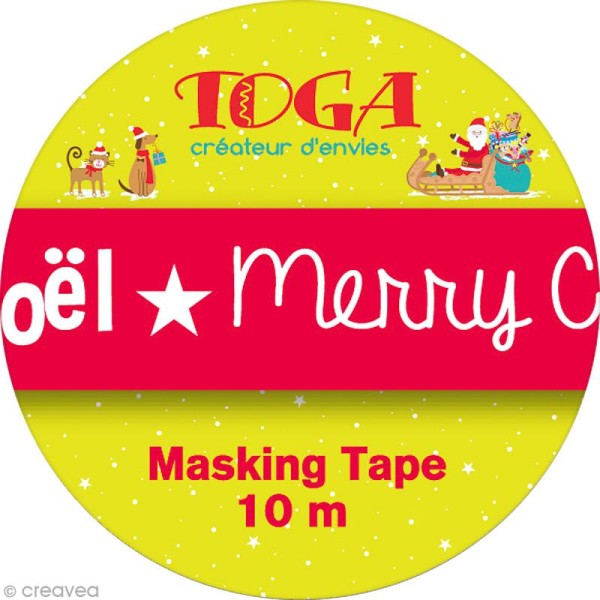 Masking Tape Noël - Joyeux Noël - 10 mètres - Photo n°2