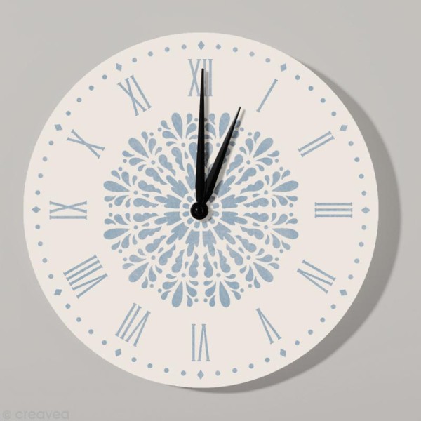 Pochoir Home Deco rond - Horloge Etoile - 28 cm - Photo n°2