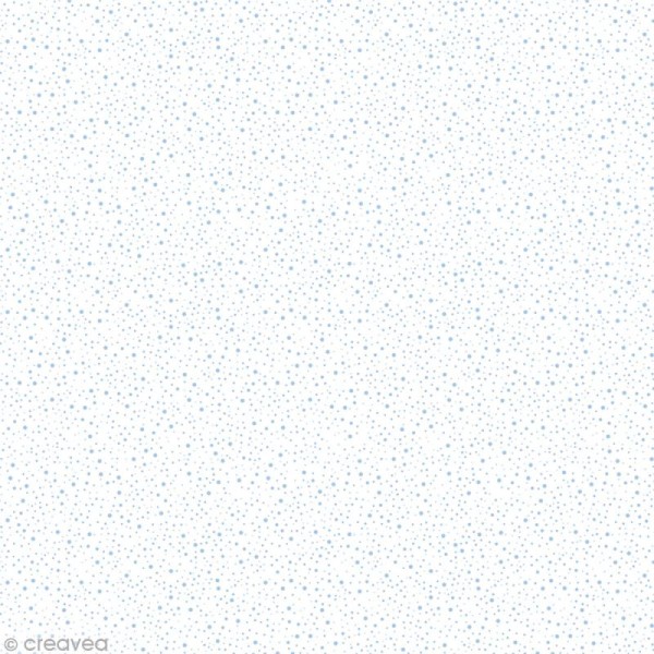 Papier décoratif à coller Artepatch - Flocons bleus - 40 x 50 cm - Photo n°1
