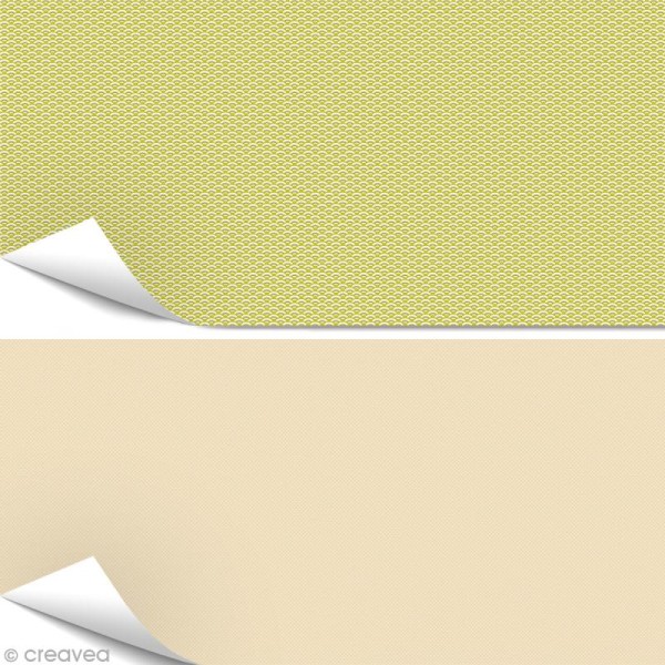 Papier Artepatch - Pure Japon et beige - 2 feuilles de 40 x 50 cm - Photo n°1