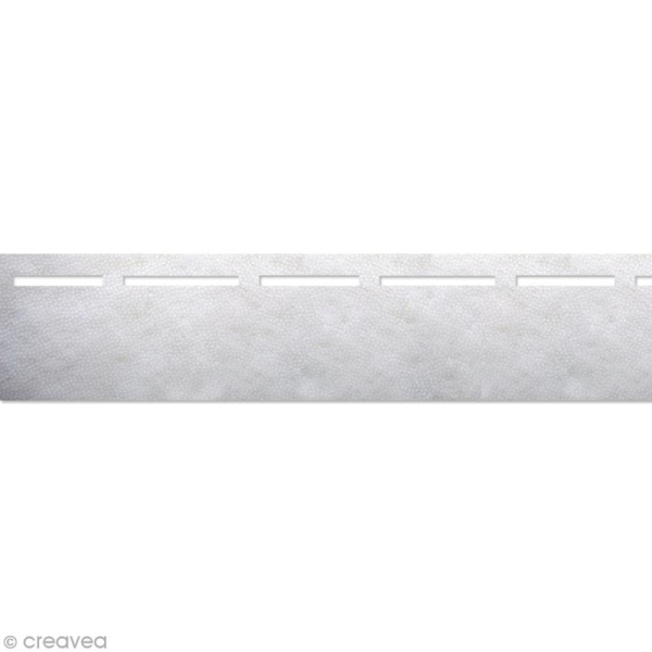Vlieseline perfobande - Rebord rapide 4 cm - Blanc - Au mètre (sur mesure) - Photo n°1