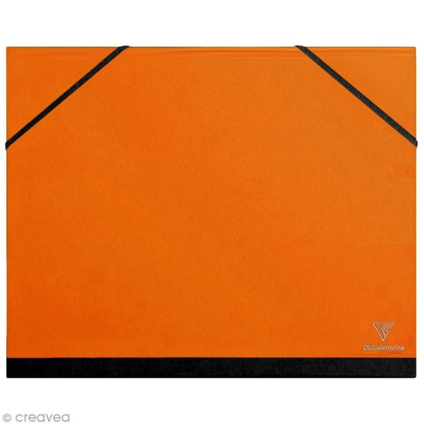 Carton / chemise à dessin - 26 x 33 cm - Orange - Photo n°1