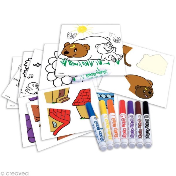 Kit puzzle autocollants - Crayola Mini Kids - Photo n°2