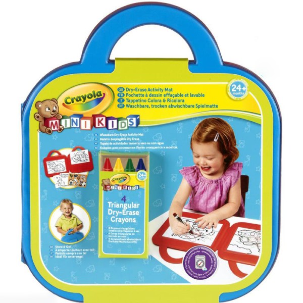 Valise à dessin effaçable - Crayola Mini Kids - Photo n°1