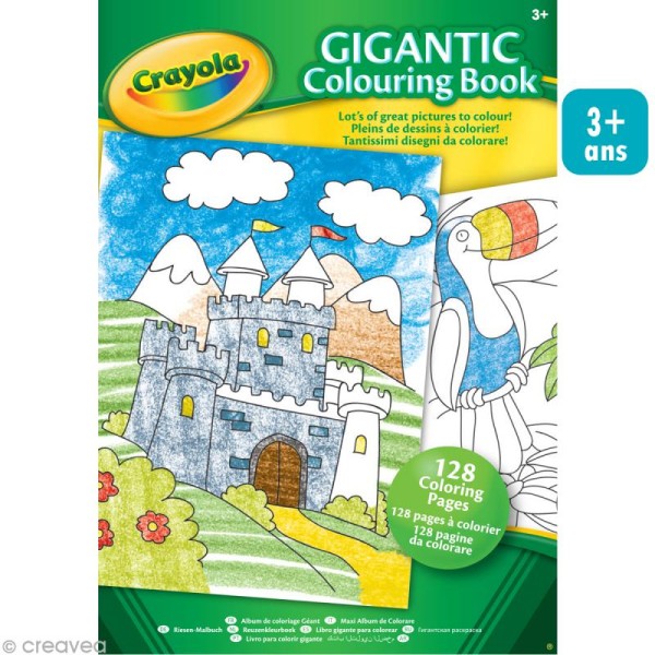 Album de coloriage géant - Crayola x 128 pages - Photo n°1