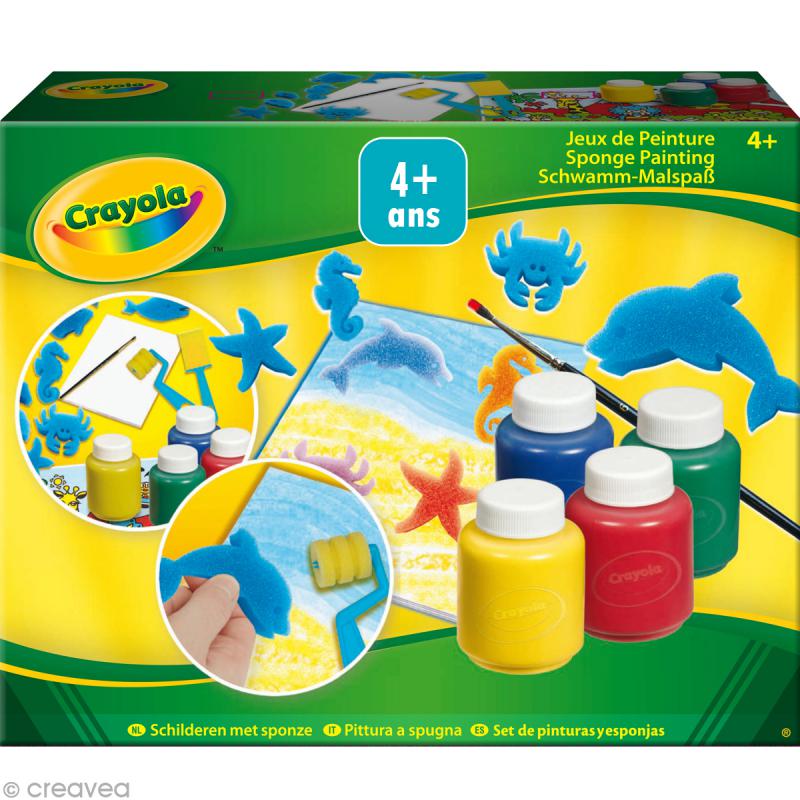Kit jeux de peinture - Crayola - Kit peinture - Creavea