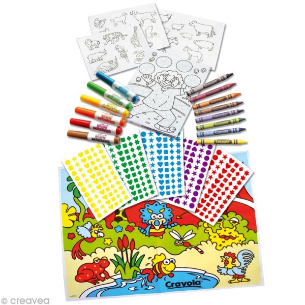 Kit jeux de gommettes - Crayola - Photo n°2