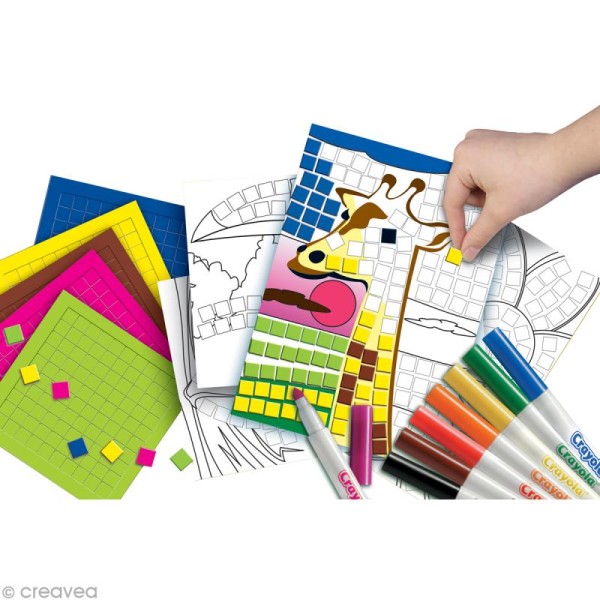 Kit jeux de mosaïques - Crayola - Photo n°2