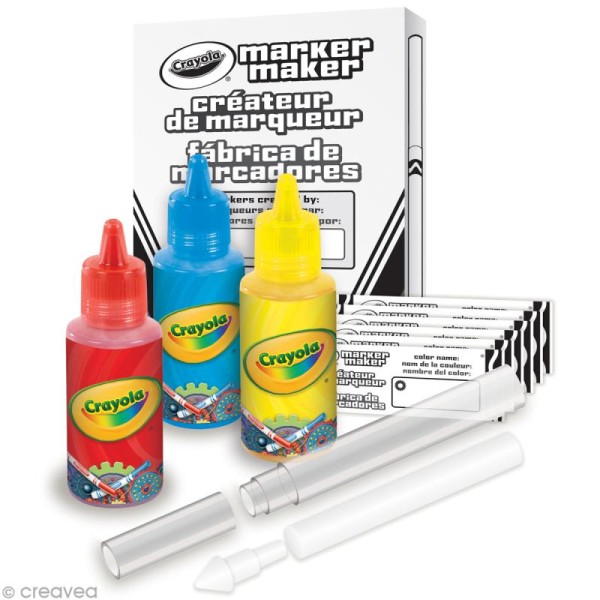 Recharges pour Marker Maker - Créations de feutres - Crayola - Jeux  créatifs de 6 à 10 ans - Creavea
