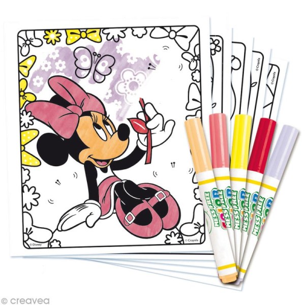 Kit Coloriage magique Crayola - Color Wonder Disney - Minnie - Photo n°2