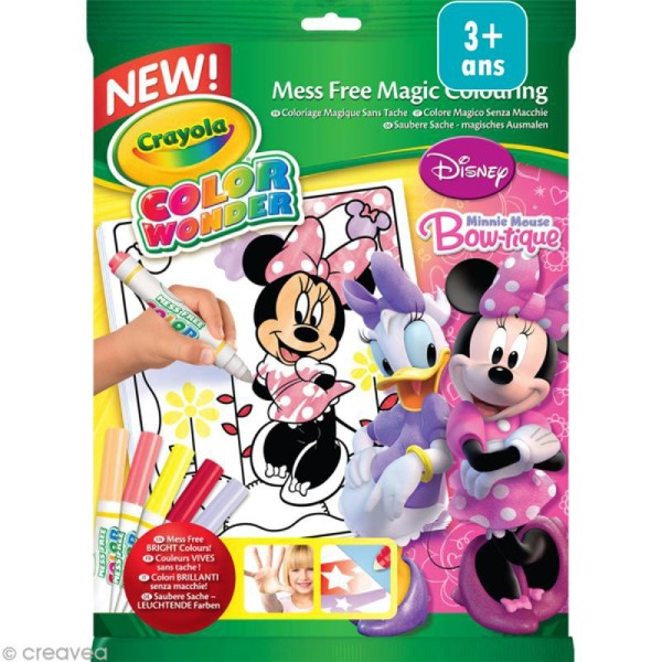 Kit Coloriage magique Crayola - Color Wonder Disney - Minnie - Photo n°1