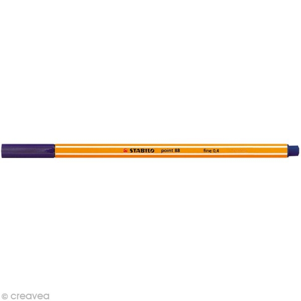 Stylo feutre pointe fine - STABILO Point 88 - Coffret de 25 stylos-feutres  - Coloris assortis