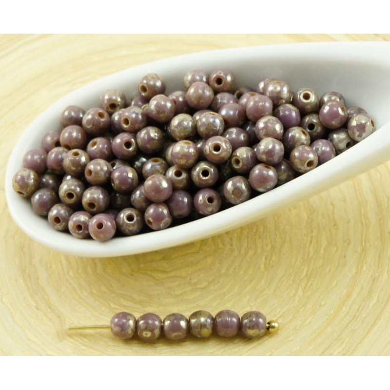 Env. 4 mm - choix de couleurs 50 g Verre Seed Perles-Argent-doublée taille 6/0 
