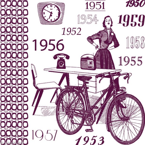 Stampo Maxi 12 x 12 cm - Années 50 - Photo n°1