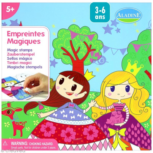 Kit jeu Empreintes magiques - Princesses - Photo n°1
