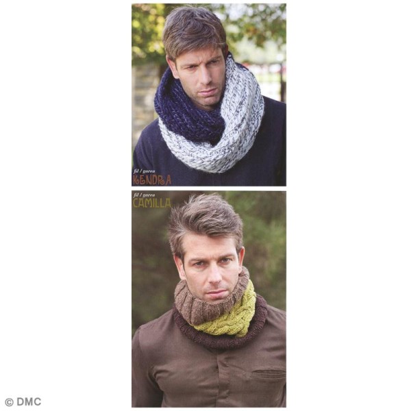 Catalogue tricot DMC - Laine glamour - Automne / hiver - 12 modèles hommes - Photo n°5