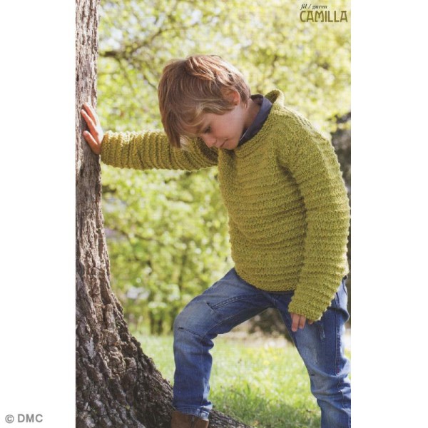 Catalogue tricot DMC - laine glamour - Automne / hiver - 15 modèles enfants - Photo n°2