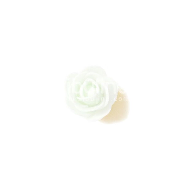 Fleur en mousse - Blanc - Photo n°1
