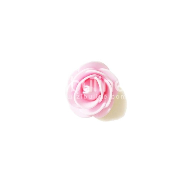 Fleur en mousse - Rose pâle - Photo n°1