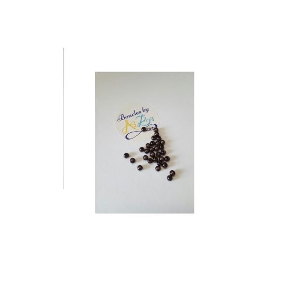 Perles magiques noires 4mm x30 - Photo n°1